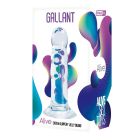Прозорий фалоімітатор Alive Gallant Jelly Dildo  (м'ята упаковка)