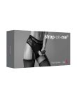 Кружевные трусики для страпона с подвязками для чулок Strap-On-Me DIVA HARNESS L (мятая упаковка!)