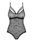 Мереживне боді з доступом 818-TED-1 teddy XS/S, чорне