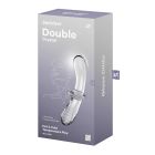 Дилдо Satisfyer Double Crystal (Transparent) (м'ята упаковка!!!)
