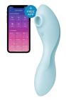 Вакуумний смарт-стимулятор із вібрацією Satisfyer Curvy Trinity 5 (Blue)  (порвана упаковка!!!)