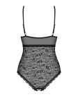 Мереживне боді з доступом 818-TED-1 teddy XS/S, чорне
