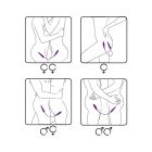 Вібратор двосторонній Adrien Lastic AD-2X з пультом LRS