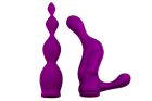 Насадки для двостороннього вібратора Adrien Lastic AD-2X - Anal set