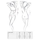 Корсет з пажами Passion KATRISS CORSET XXL/XXXL, black, трусики, шнурівка