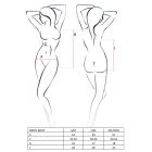 Боді з дуже глибоким декольте DARYL BODY black L/XL - Passion