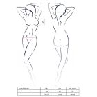 Комплект білизни GIANA BIKINI black S/M - Passion: напівпрозорі ліф і трусики з бантиками