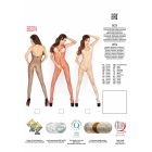 Бодистокинг Passion BS014 white, комбинезон, большая сетка