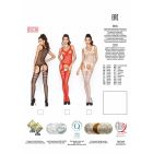 Бодістокінг Passion BS038 black, комбінезон, імітація панчох і пояса