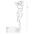 Бодістокінг Passion BS039 black, комбінезон, імітація панчох