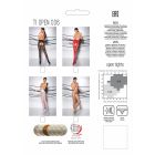 Еротичні колготки TIOPEN 006 bianco 3/4 (30 den) - Passion, з вирізом, імітація трусиків