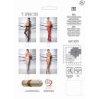 Еротичні колготки Passion TIOPEN 008 1/2 (30 den), black, з вирізом