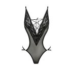 Боді монокіні з декольте ERZA BODY black XXL/XXXL - Passion