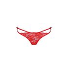 Трусики на завязочках по бокам WARDA THONG red XXL/XXXL - Passion Exclusive