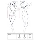 Відвертий боді з елементами стреп JADE BODY black L/XL - Passion Exclusive