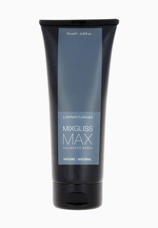 Анальна гель-змазка MixGliss MAX NATURE (70 мл) на водній основі з екстрактом алое