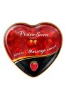 Массажная свеча-сердце Plaisirs Secrets Strawberry (35 мл)