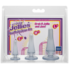 Набір анальних пробок Doc Johnson Crystal Jellies Anal - Clear, макс. діаметр 2см - 3 см - 4 см