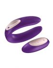 Вибратор для пар Satisfyer Double Plus Remote с пультом ДУ и двумя моторчиками.