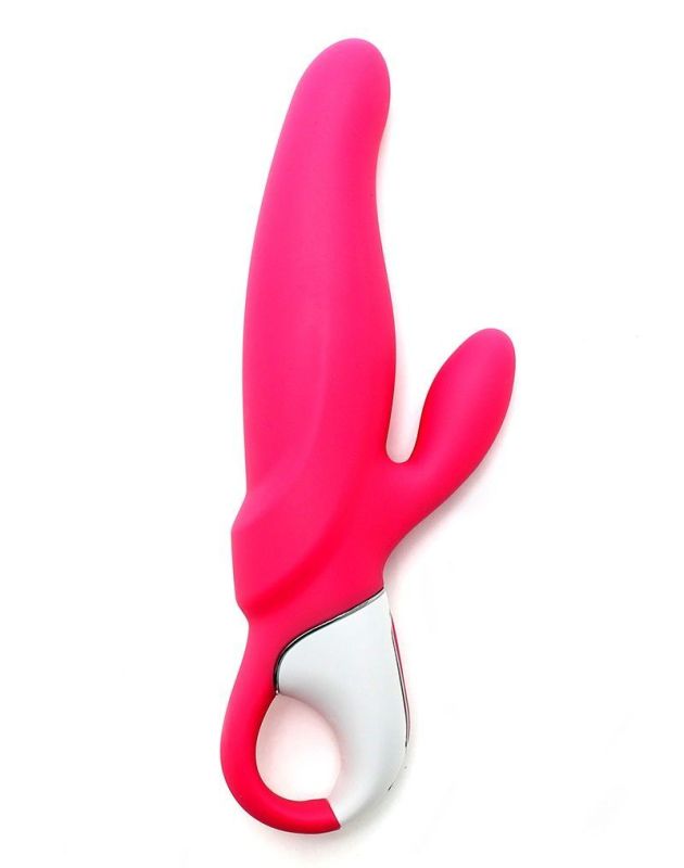 Мощный вибратор-кролик Satisfyer Vibes Mr. Rabbit, два мотора, литой силикон