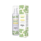 Масажна олія EXSENS Organic Spear Mint 50мл розігріває, без цукру, без парабенів, їстівна