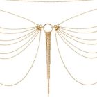 Ланцюжок на трусики або ліф Bijoux Indiscrets MAGNIFIQUE Waist Chain - Gold, прикраса на тіло