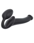 Безремінний страпон Strap-On-Me Black M, повністю регульований, діаметр 3,3 см