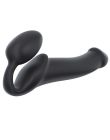 Безремінний страпон Strap-On-Me Black L, повністю регульований, діаметр 3,7см