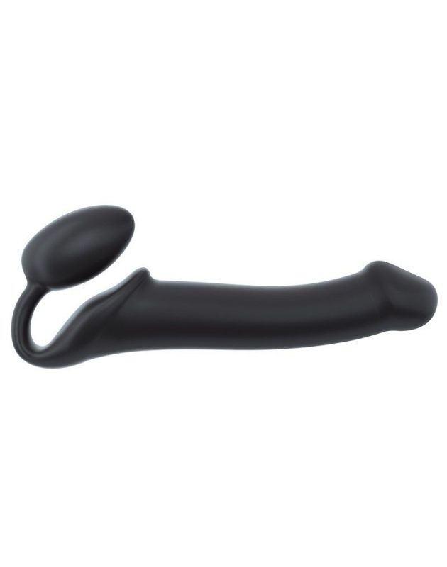 Безремінний страпон Strap-On-Me Black L, повністю регульований, діаметр 3,7см