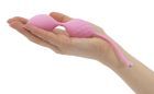 Роскошные вагинальные шарики PILLOW TALK - Frisky Pink с кристаллом, диаметр 3,2 см, вес 49-75гр
