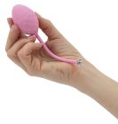 Роскошные вагинальные шарики PILLOW TALK - Frisky Pink с кристаллом, диаметр 3,2 см, вес 49-75гр