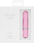 Роскошный вибратор PILLOW TALK - Flirty Pink с кристаллом Сваровски, гибкая головка