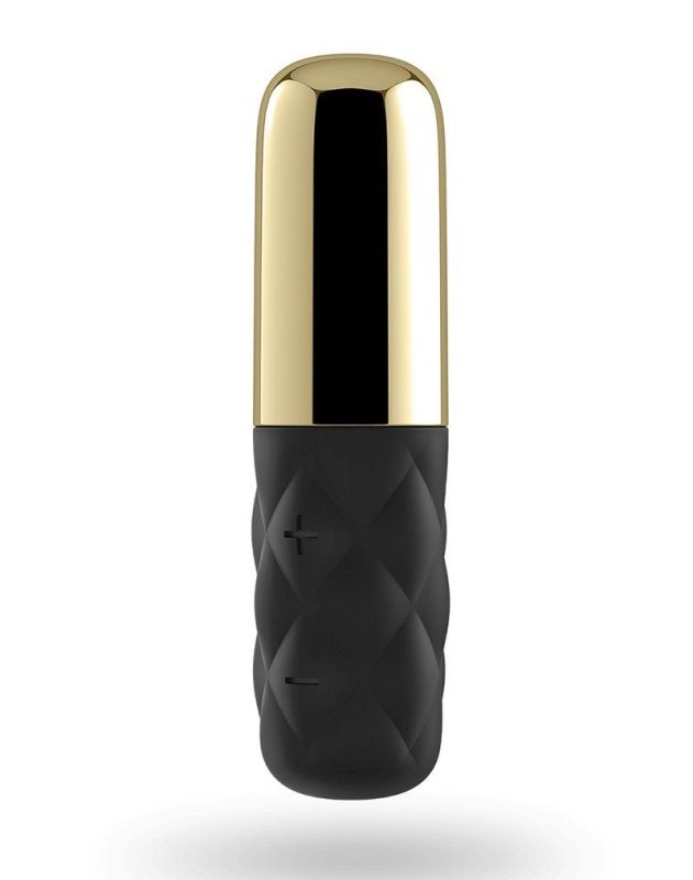Мощный мини-вибратор Satisfyer Mini Lovely Honey Gold со съемным колпачком и мощной вибрацией