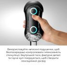 Мастурбатор Tenga FLIP ORB STRONG — Blue Rush, з можливістю зміни тиску та стимулювальними кульками 