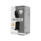 Фалоімітатор SilexD Robby Black (MODEL 2 size 6in), двошаровий, силікон + Silexpan, діаметр 3,5см