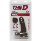Фаллоимитатор Doc Johnson The D – Super D – 6 Inch With Balls – ULTRASKYN – Chocolate, диаметр 3,8 см