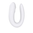 Смартвібратор для пар Satisfyer Double Joy White із широким кліторальним стимулятором