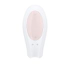 Смартвібратор для пар Satisfyer Double Joy White із широким кліторальним стимулятором