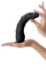 Фаллоимитатор с присоской Real Body – Real Justin Black, TPE, диаметр 4,2 см