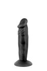 Фаллоимитатор с присоской Real Body – Real Zack Black, TPE, диаметр 3,7 см