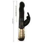 Вібратор-кролик Dorcel Baby Rabbit Gold 2.0 з перлинним масажем і головкою, що обертається 