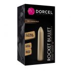 Перезаряжаемая вибрпоуля Dorcel Rocket Bullet Gold