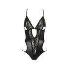 Боді з імітацією шкіри та стрепами ASUNA BODY black L/XL Passion