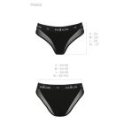 Трусики з прозорою вставкою Passion PS002 PANTIES black, size S