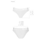 Трусики з прозорою вставкою Passion PS002 PANTIES XL, white