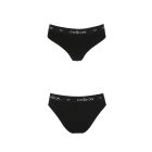 Трусики-сліпи з бавовни та еластаном Passion PS004 PANTIES S, black