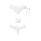 Трусики-бразиліана з бавовни Passion PS005 PANTIES white, size XL