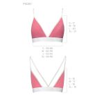 Спортивний топ з подвійними бретелями Passion PS007 TOP XL, pink