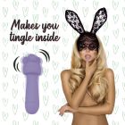 Минивибратор FeelzToys Magic Bunny Purple с двумя насадками