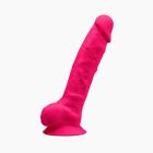 Фаллоимитатор SilexD Vetus Pink (MODEL 1 size 8in), двухслойный, силикон + Silexpan, диаметр 4,2см
